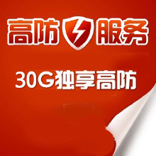 53KF 高防服务 30G流量的攻击防护，独享IP(需预约)